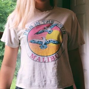 Brandy Melville “fun in the sun Malibu” T-shirt